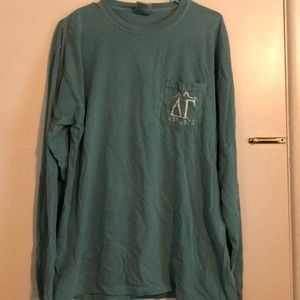 Delta gamma Patagonia-style long sleeve shirt